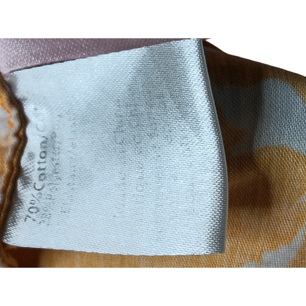 CAROLINE CONSTAS Orange floral cotton Arlette Romper SZ S - Picture 8 of 13